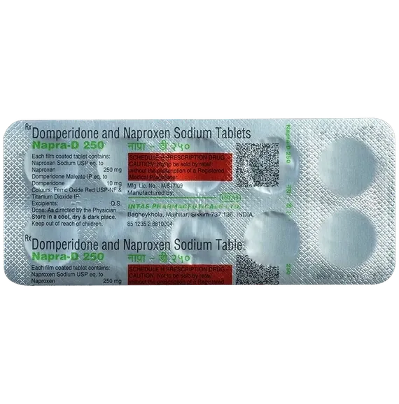 napra d 250mg tablet 10's